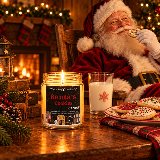 Santa's Cookies Candle