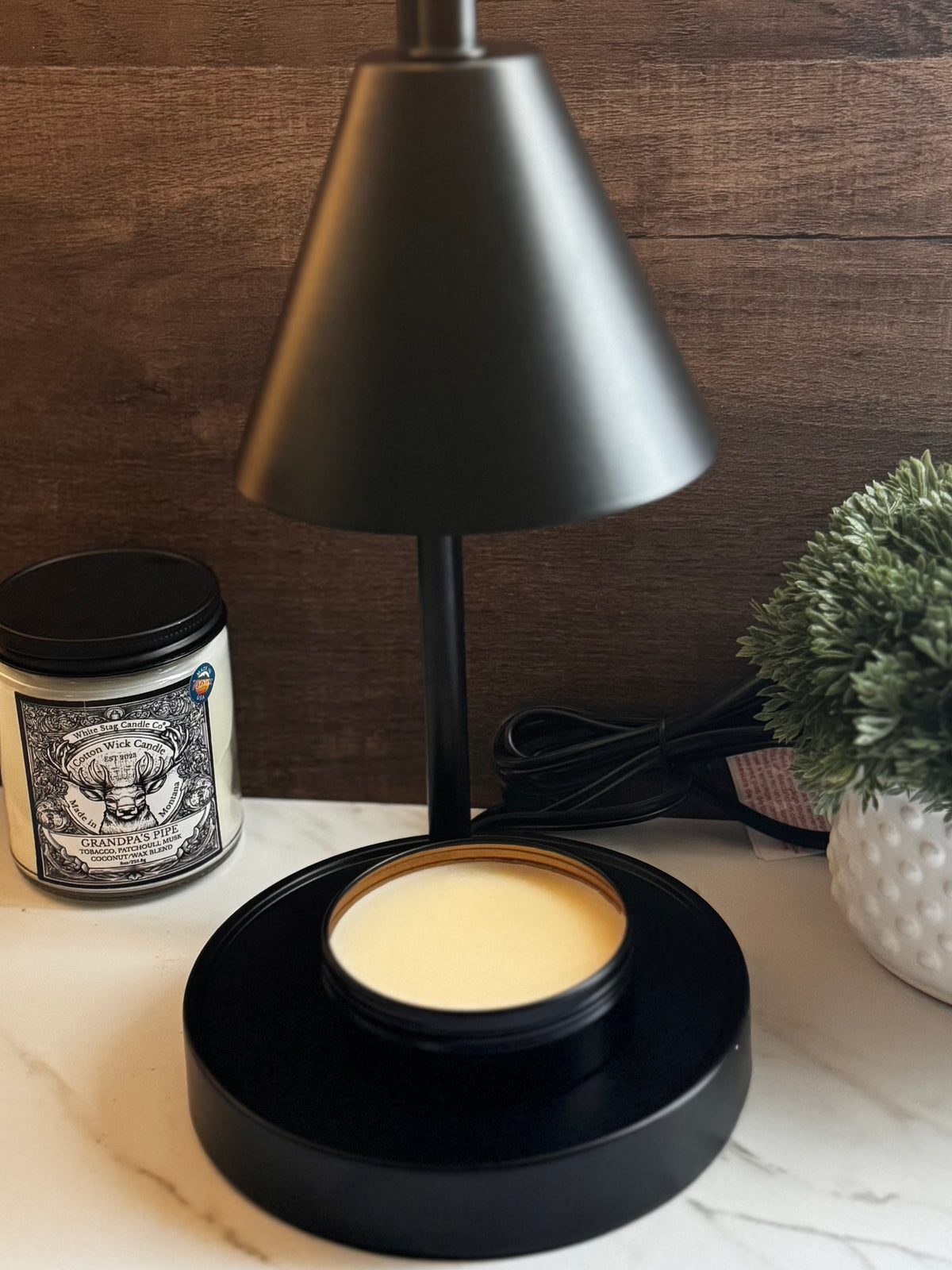 Candle Warmer-Lamp-Black