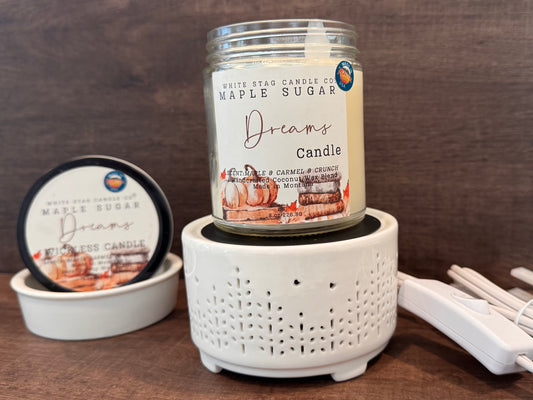 Candle Warmer- 2 in one -White